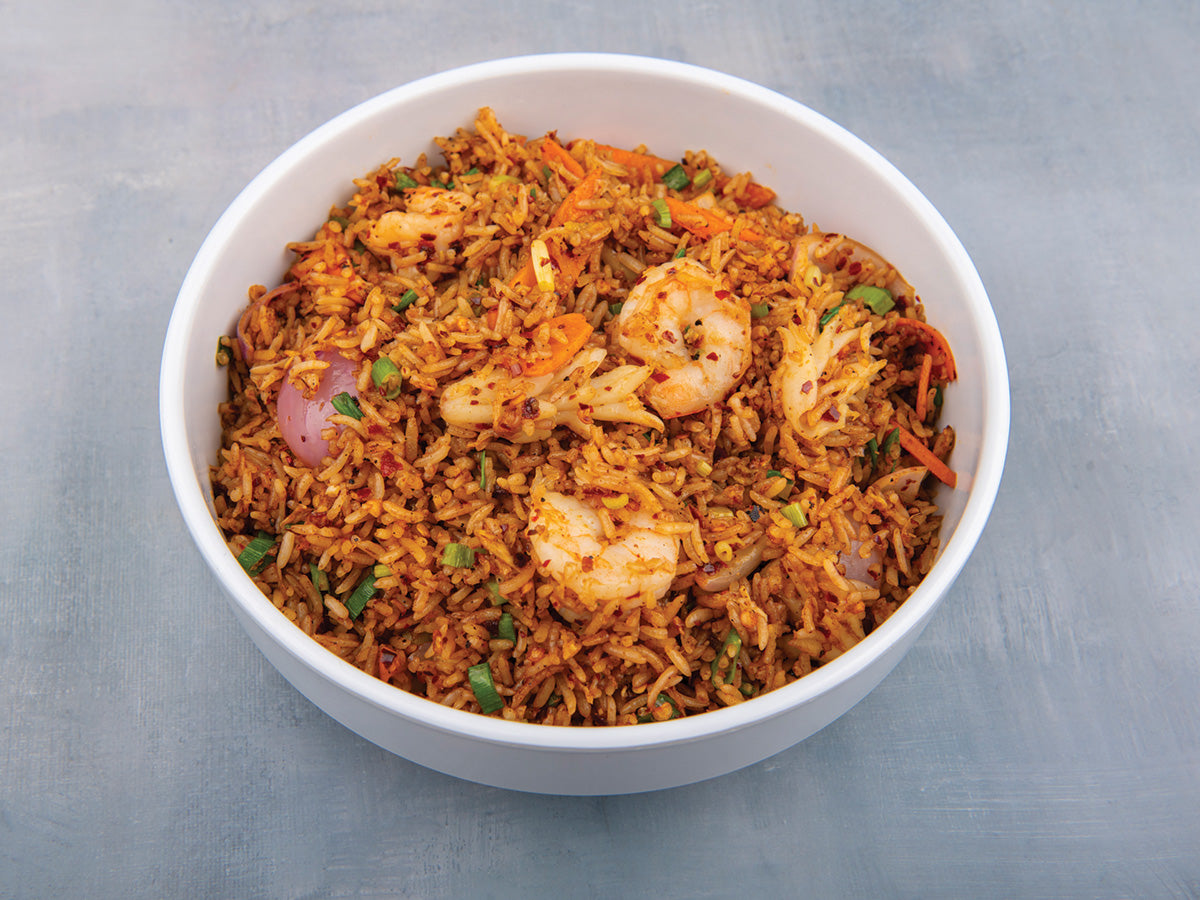 Spicy Thai Rice with Seafood