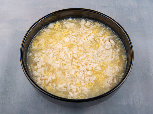 Sweet Corn Soup with Crab & Egg