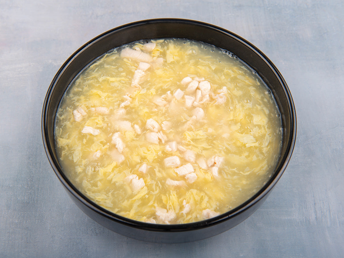 Sweet Corn Soup with Chicken & Egg