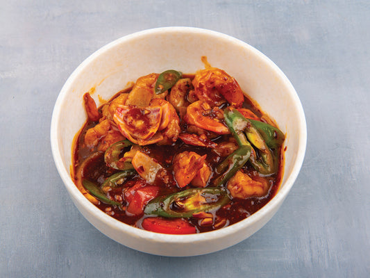 Dragon's Devilled Prawns