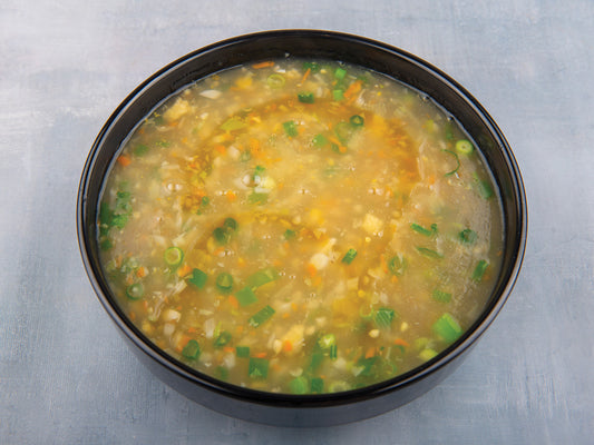 Sweet Corn Soup with Vegetables